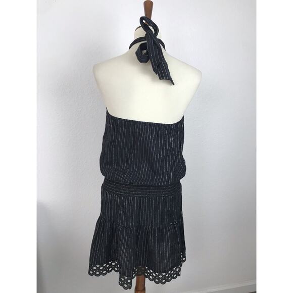 Corey Lynn Calter Halter Dress Striped Mini - Picture 8 of 10